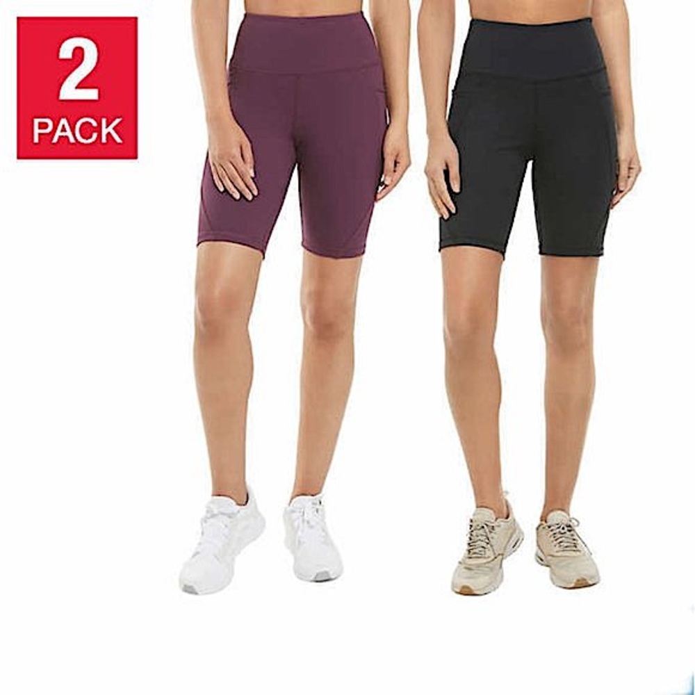 Danskin Ladies' Bike Short 2-pack